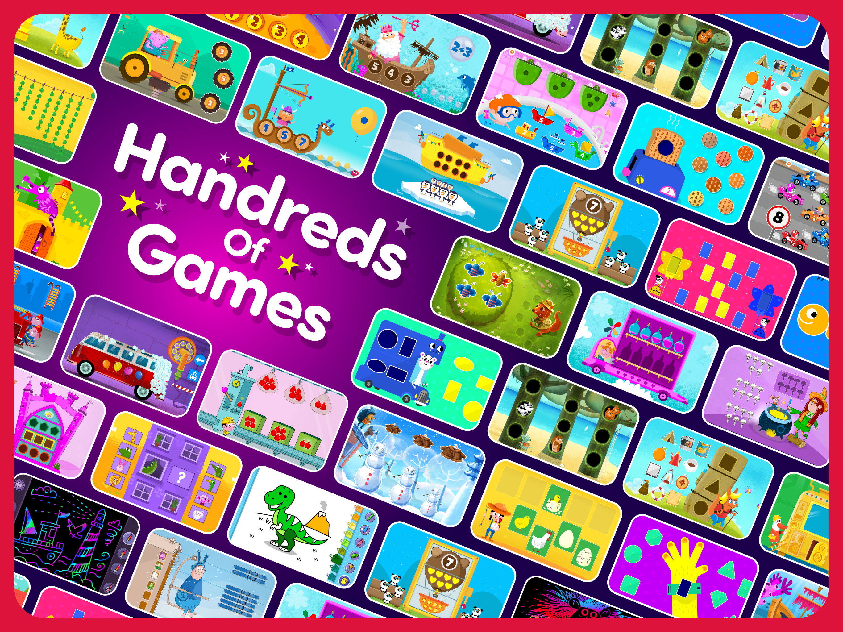 A variety of Toya Kids educational game boards