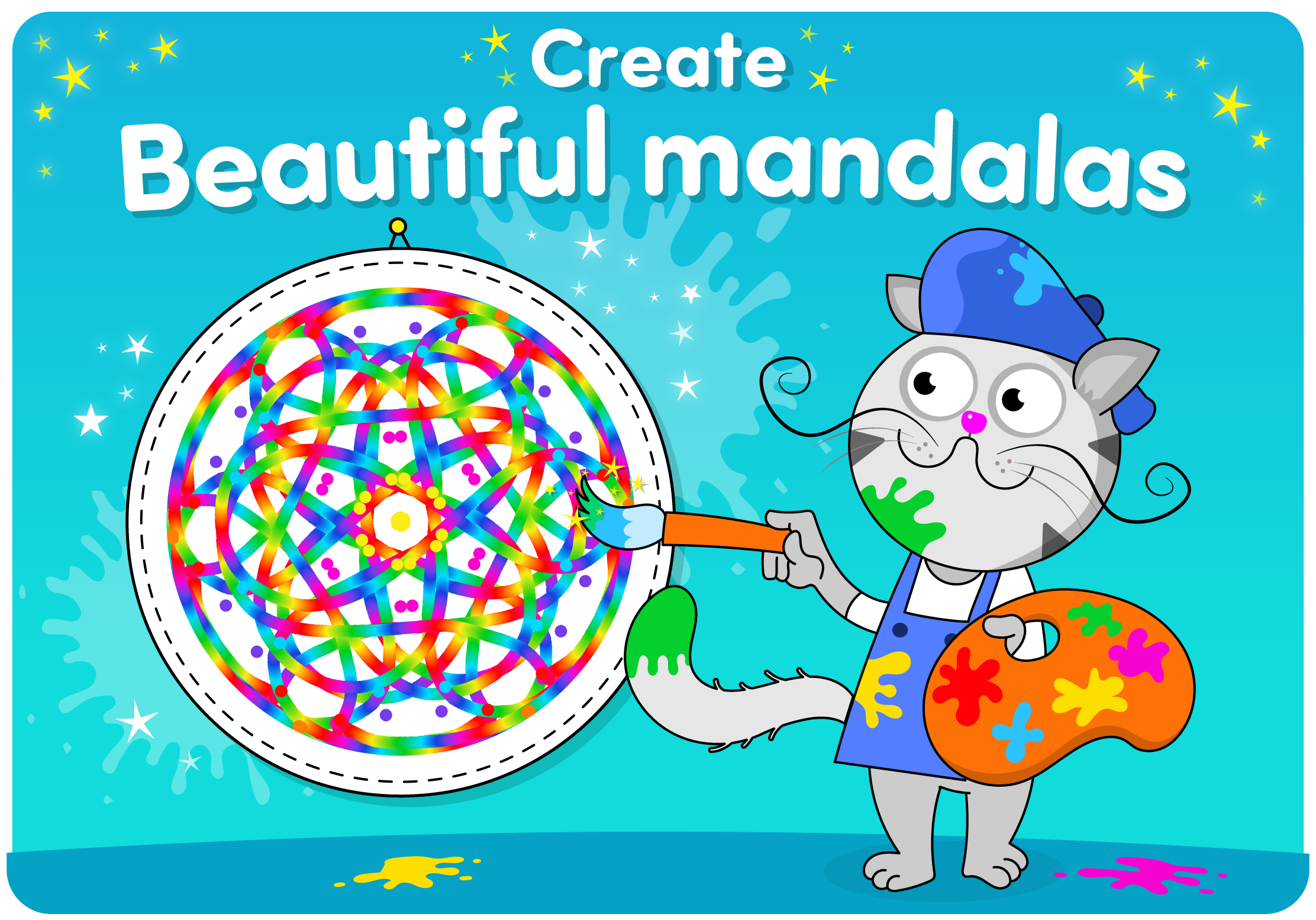 Toya Coloring mandala activity