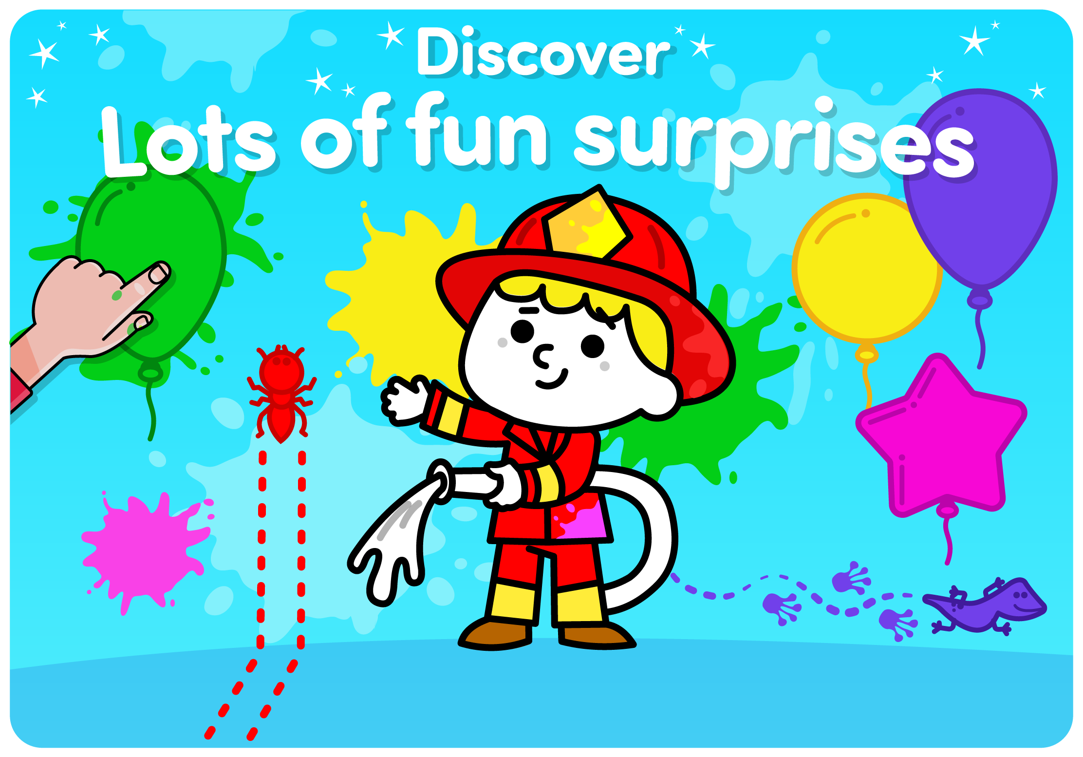 Toya Coloring playful surprise activity